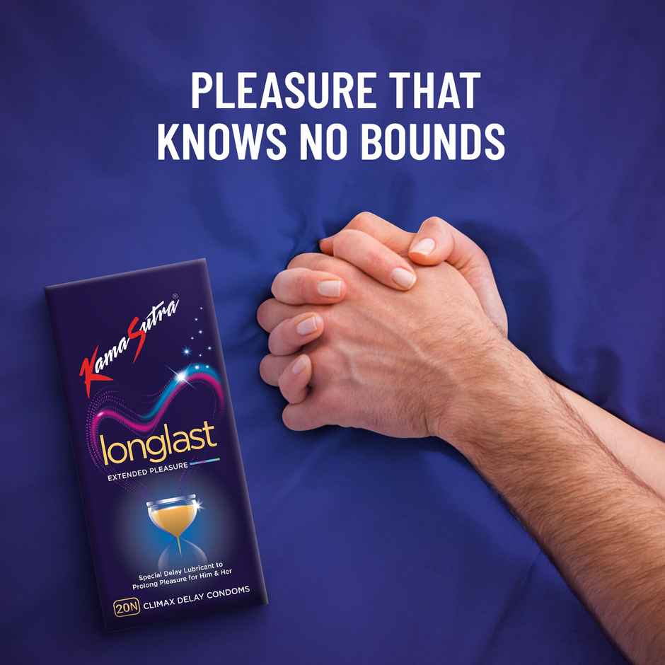 KamaSutra Longlast Condoms for Men | Safe & Comfortable