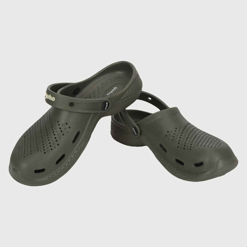 Yoho Men Classic Clogs Olive Green - UK7