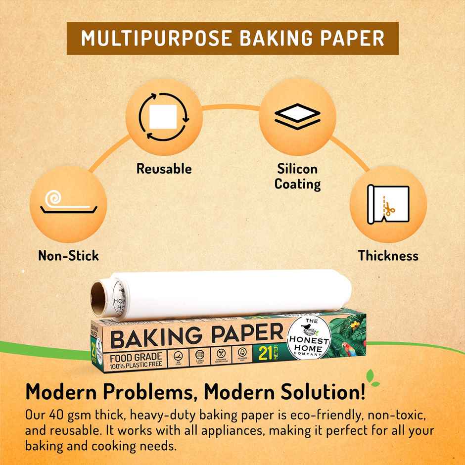 The Honest Home Company Baking Paper | 21 m
