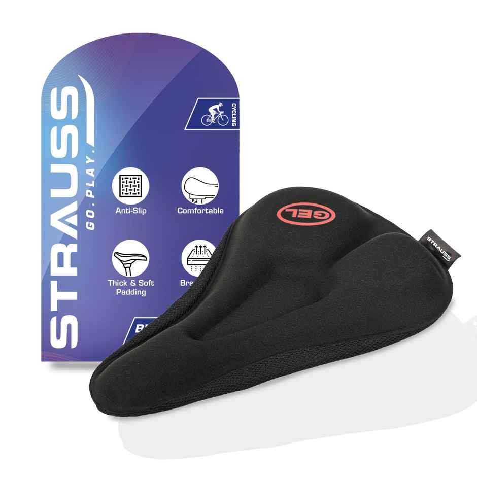 Strauss Bicycle Gel Seat Cover | Black