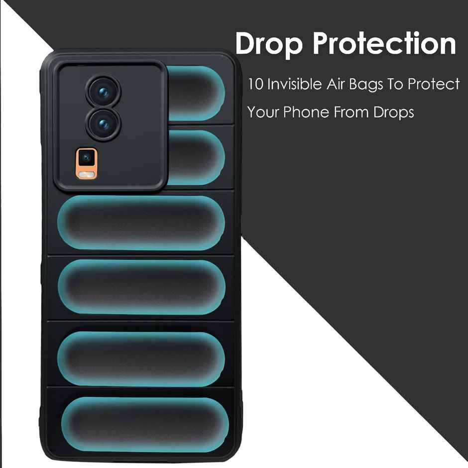 Artistque Case For Iqoo Neo 7 5g / Iqoo Neo 7 Pro 5g Liquid Stripe Back Cover Silicone