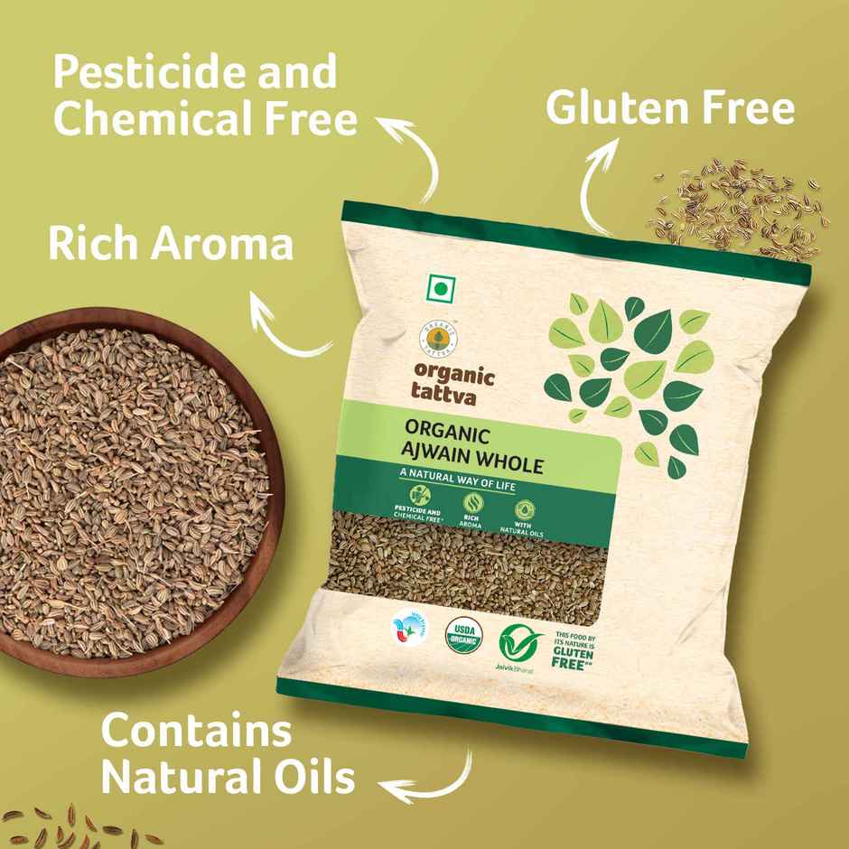 Organic Tattva Ajwain Whole