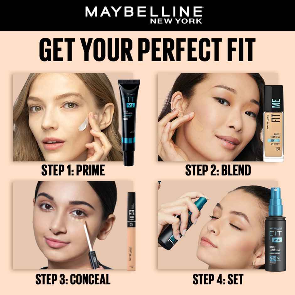 Maybelline New York Fit Me Matte+Poreless 16H Oil Control Foundation With SPF 22, Shade 230