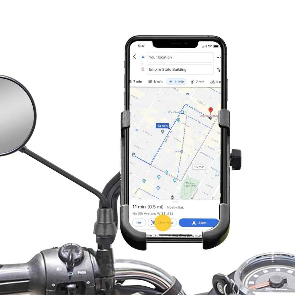 Autoguys B29 Mobile Holder For Bikes Or Bike Mobile Holder For Maps And Gps Navigation