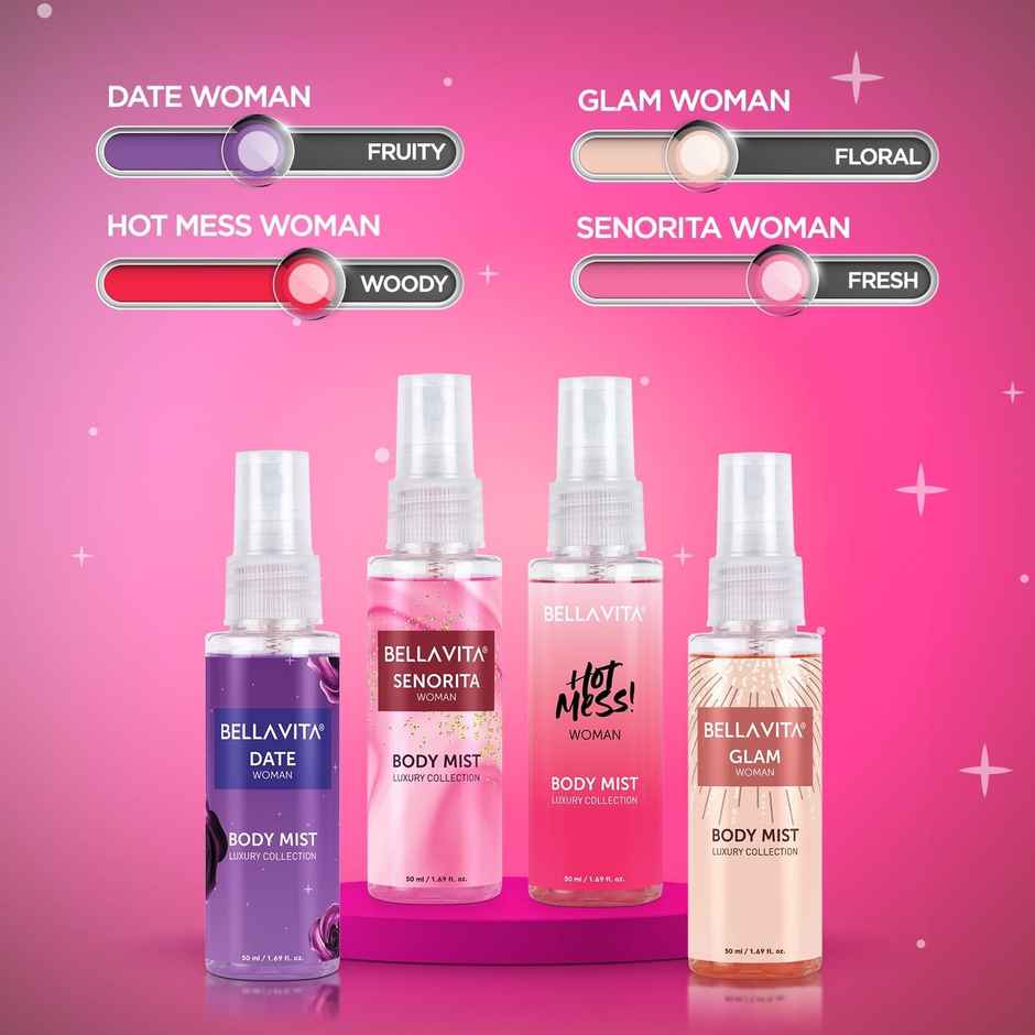 BELLAVITA Body Mist Travel kit