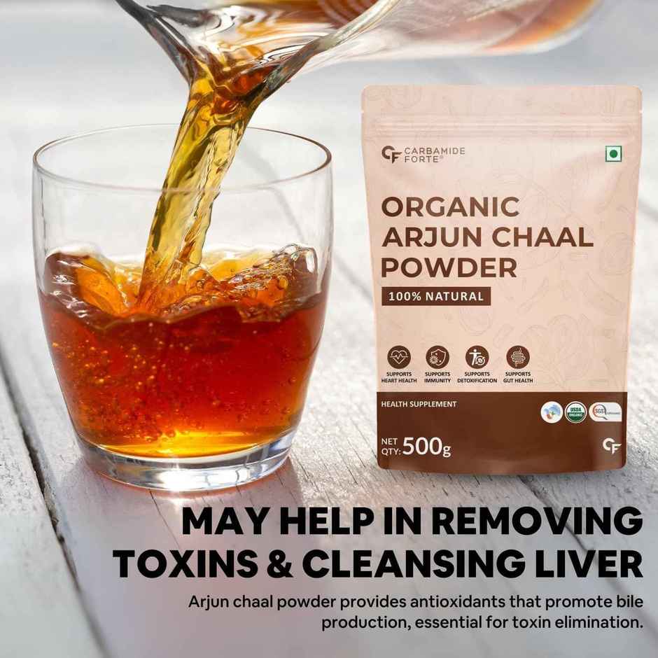 Carbamide Forte Arjun Ki Chaal Powder | Arjun Chaal Organic Arjuna Bark