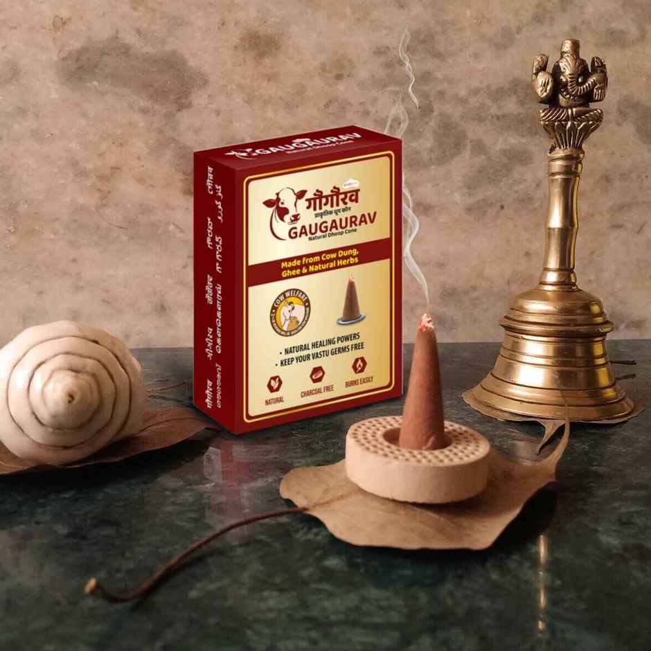 Shubhkart Gaugaurav Dhoop Cone - 25 N