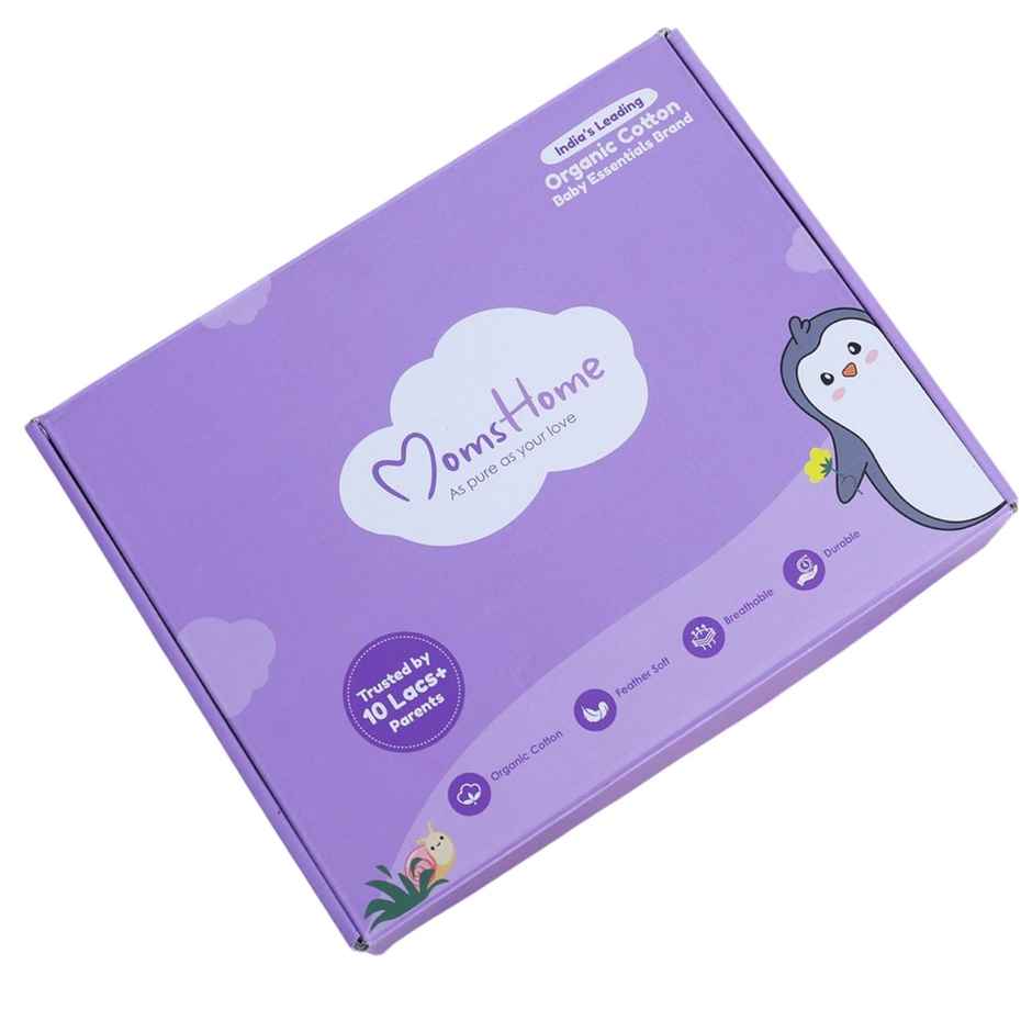 Moms Home Organic Cotton New Born Diaper | NB | 12 pcs