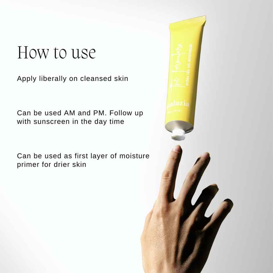 The Formularx Malazia Hydra Veil Gel Moisturizer 100% Oil Free Moisturizer For Very Oily