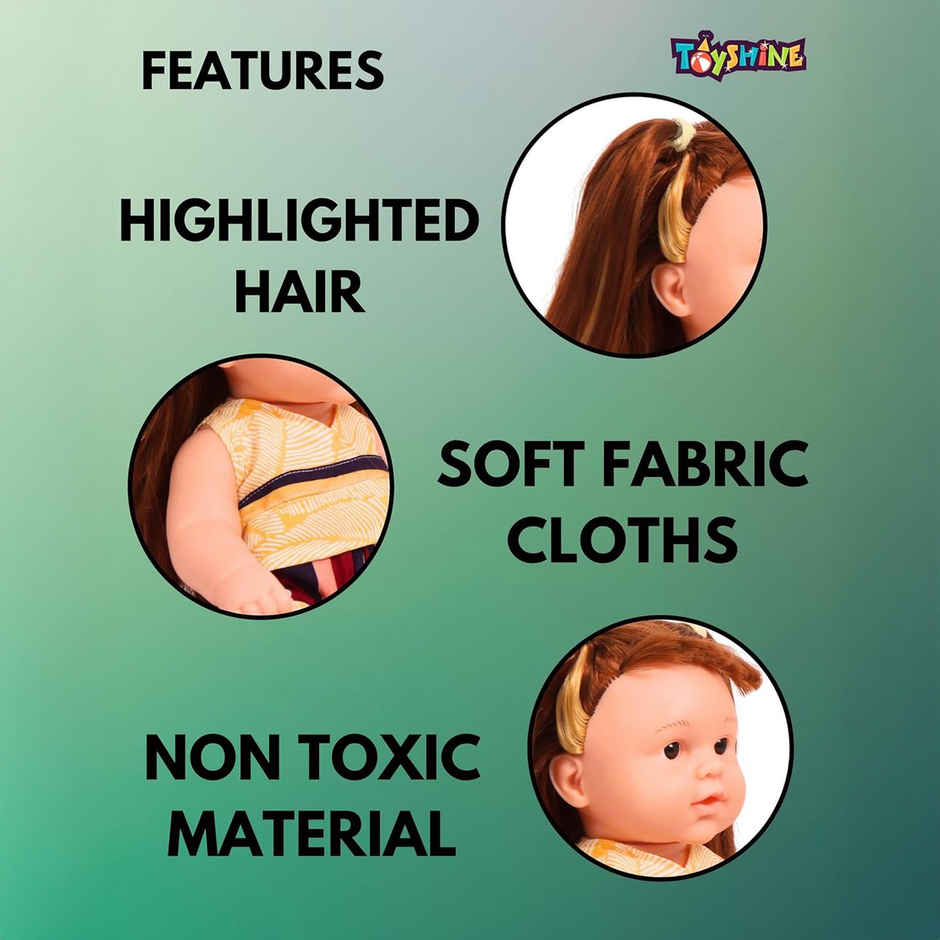 Toyshine 14 Inches Talking Toy Baby Doll For Kids - Assorted