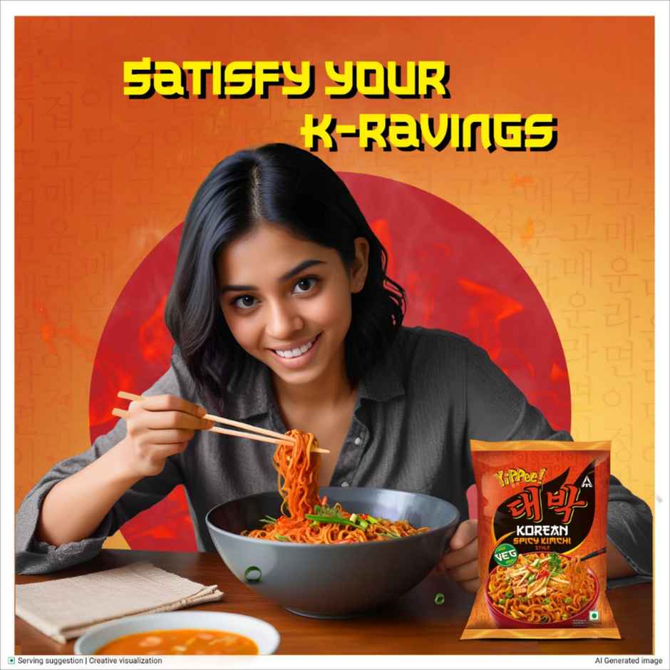Yippee Korean Kimchi Noodles