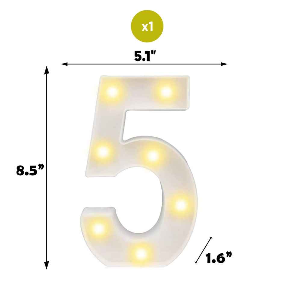 Marquee Number Light Letters For Room Decor Lights | Party Propz