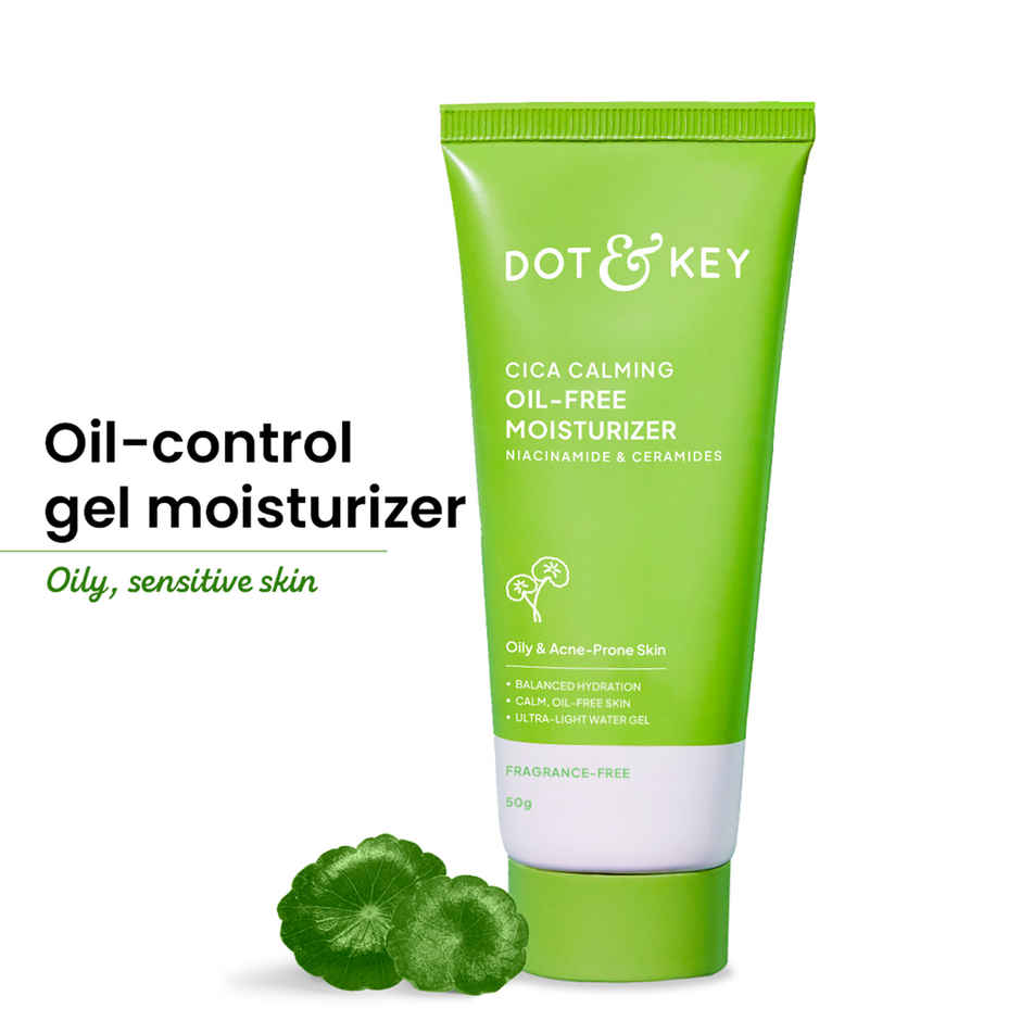 Dot & Key CICA + Niacinamide Oil-Free Moisturizer for Dark Spot, Oily, Sensitive & Acne Prone Skin