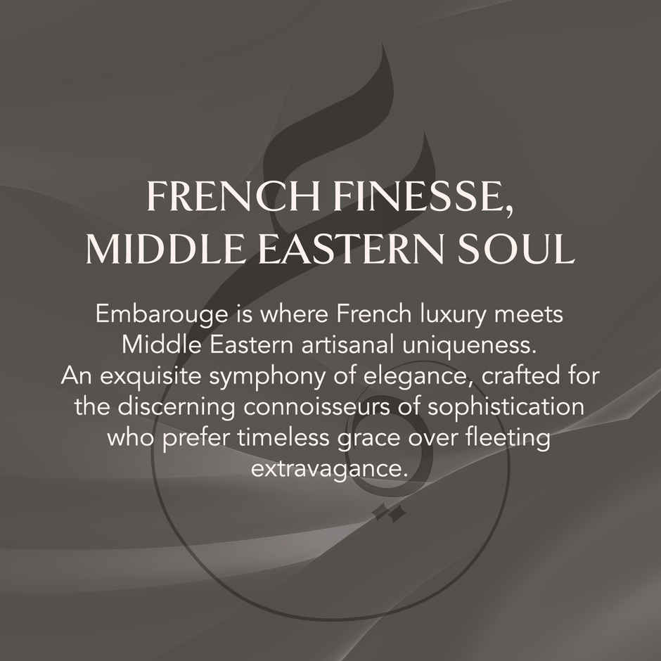 Embarouge Kama Noir Luxury Gourmand Perfume for Man | Cinnamon, Apple & Vanilla Notes
