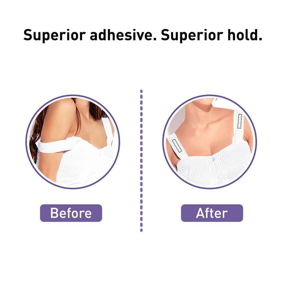 Sirona Transparent Double-Sided Clothing Tapes For Fashion Emergencies - 50 Strips