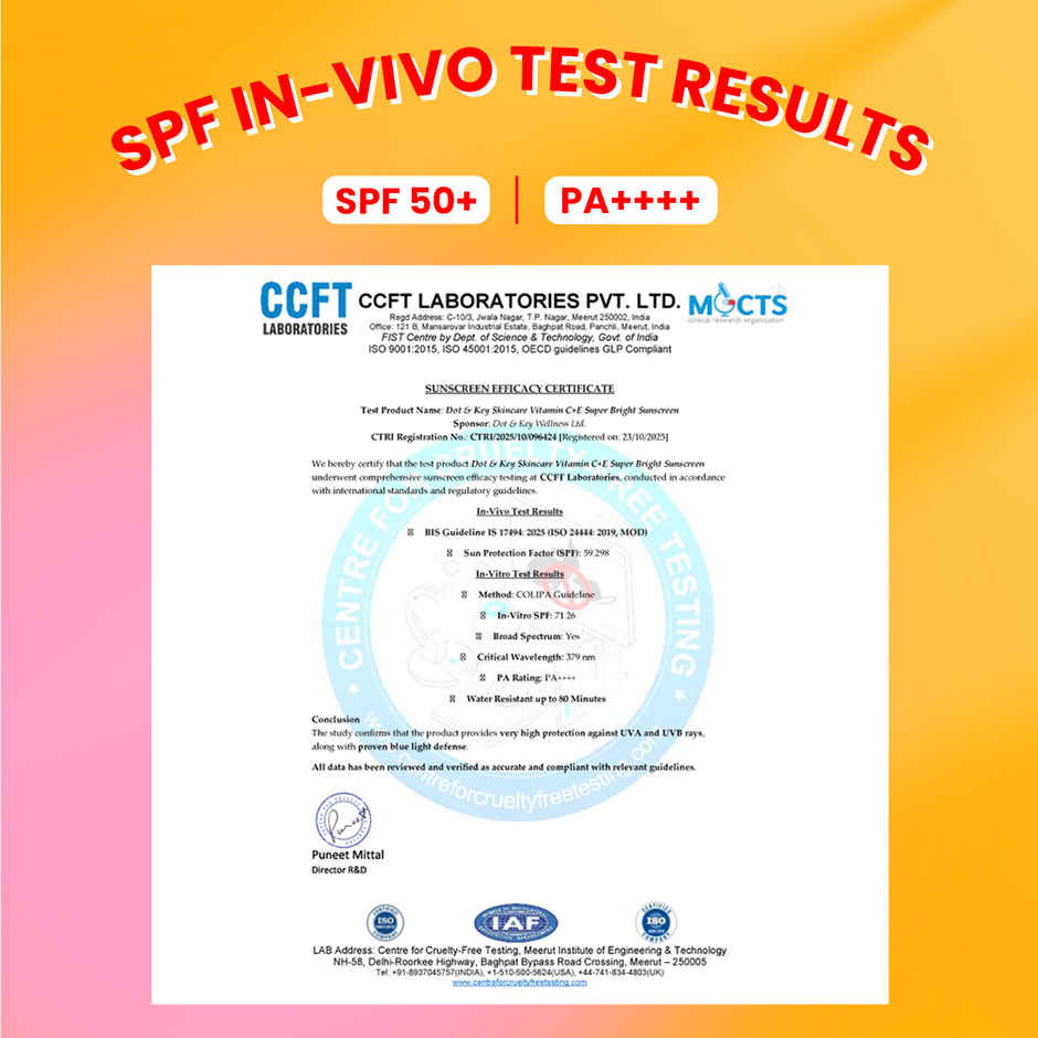 Dot & Key Vitamin C + E Super Bright Sunscreen SPF 50