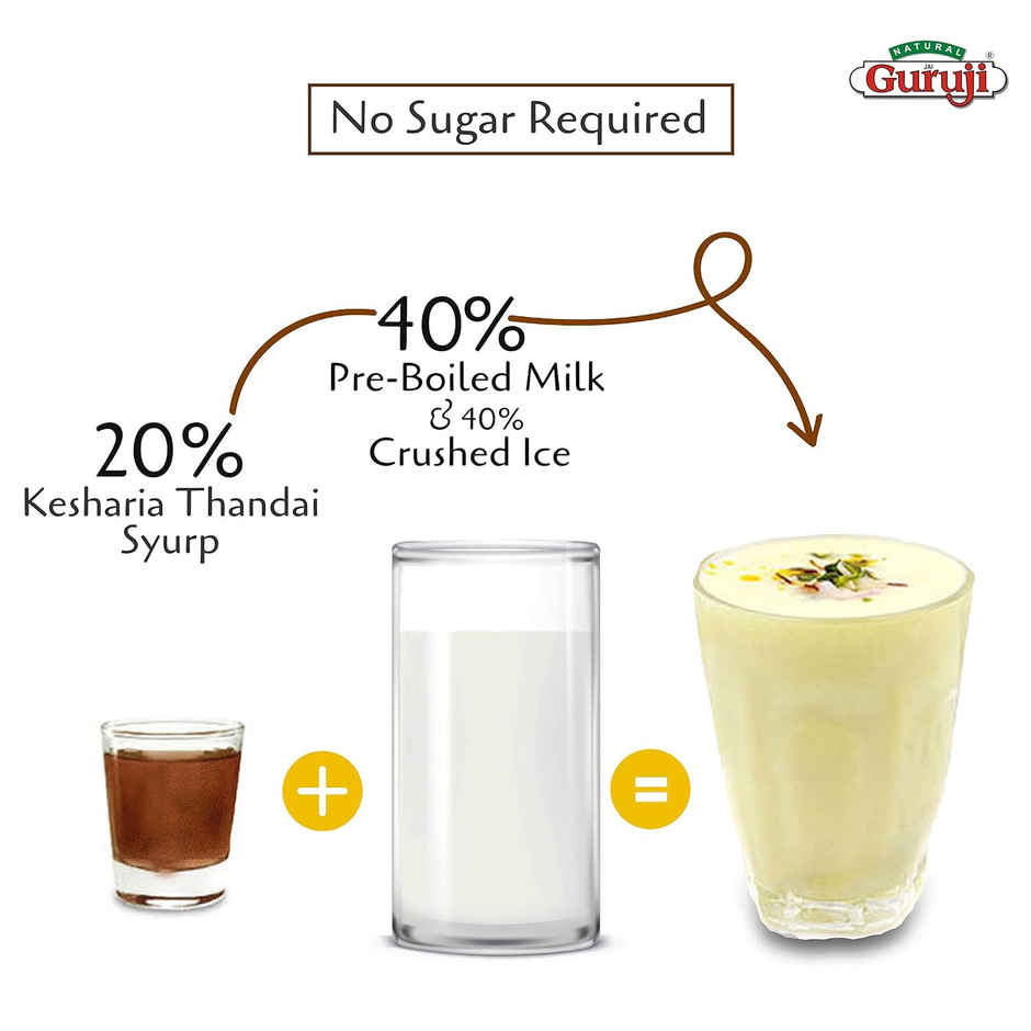 Jai Guruji Kesar Thandai Dry Fruit Syrup