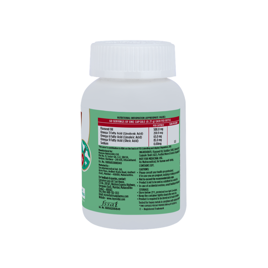 Revital Omega 3 VEGetarian 1000mg Flaxseed Oil