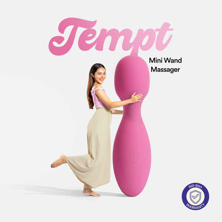 Bold Care Tempt Mini Wand Massager | 8 Patterns | 1 Year Warranty | Waterproof