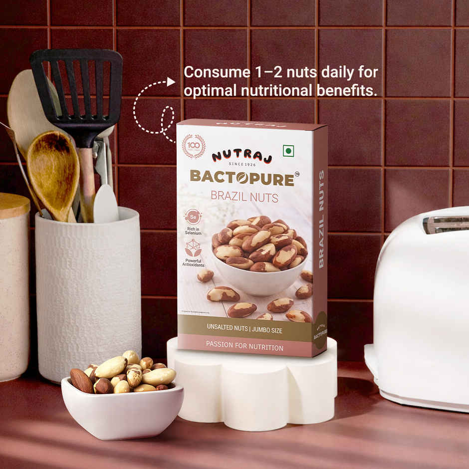 Nutraj Bactopure Brazil Nuts | Monocarton