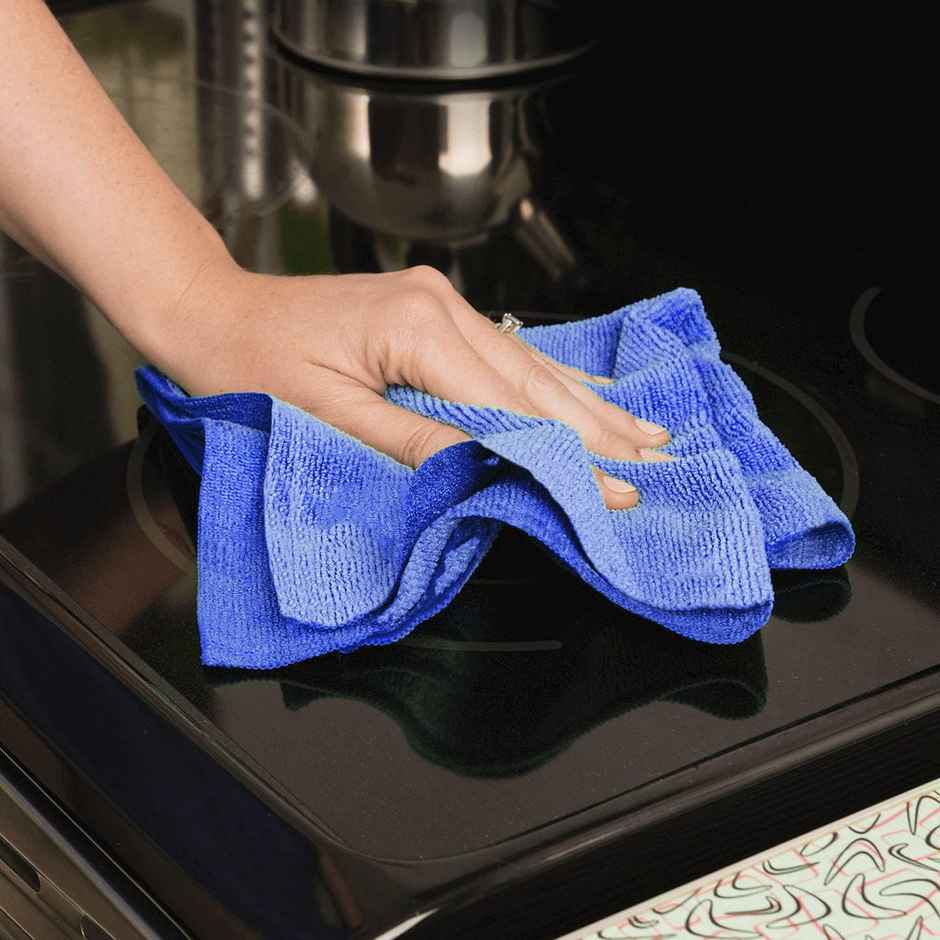 EZEE Microfiber Multipurpose Cloth for Kitchen & Dusting - 8 x 8 in