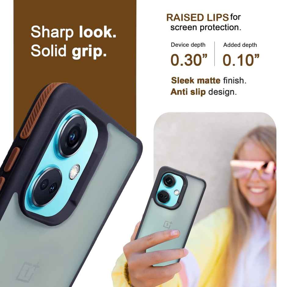 Artistque Case for Oneplus Nord Ce 3 5g Back Cover - Frosted Series