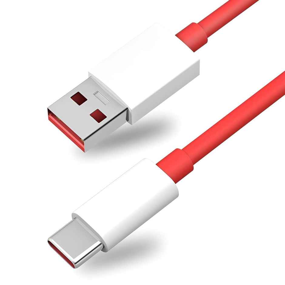 Ailkin Dash|Wrap USB to C Cable for Oneplus |1M| Red