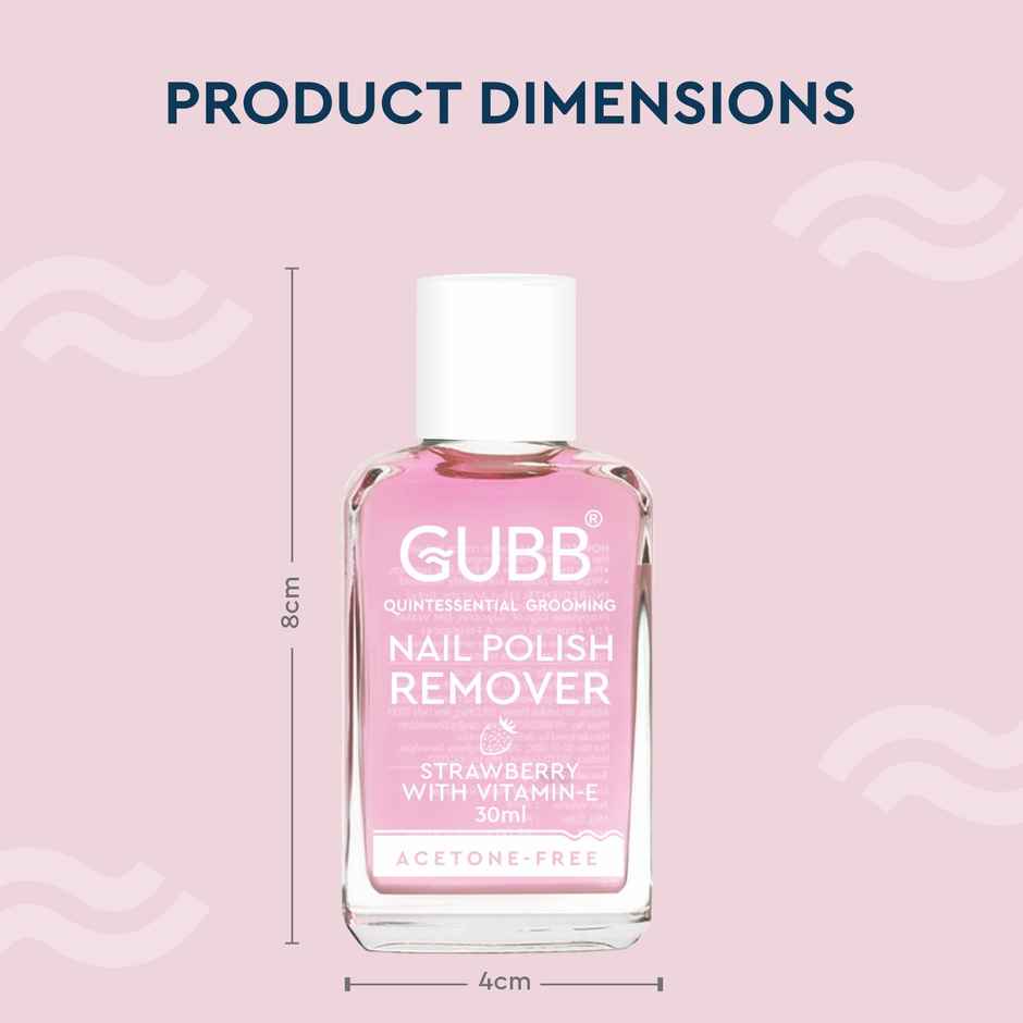 GUBB Nail Polish Remover | Strawberry