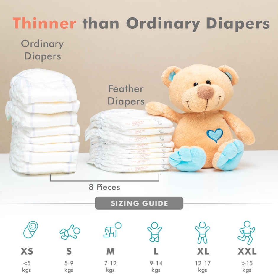 R For Rabbit Feather Pant Style Diaper | XS | 22 pcs