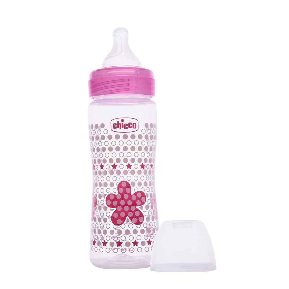 Chicco Feeding Bottle Wb Sil Physio Pink