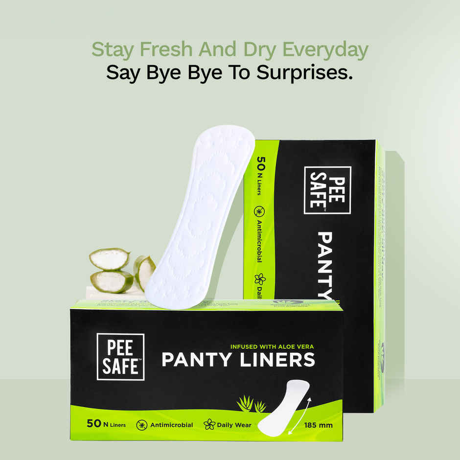 Pee Safe Aloe Vera Panty Liners for Everyday Protection