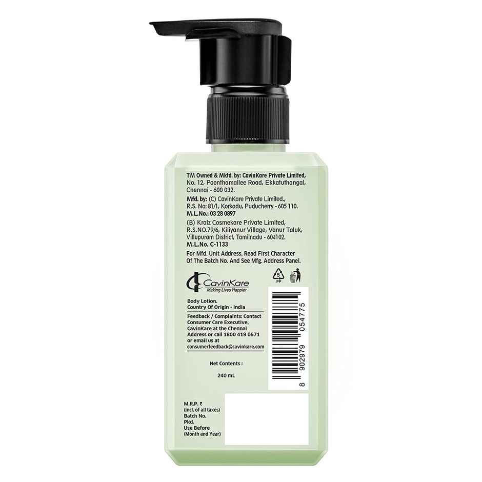 Buds & Berries Kiwi Fruit Extracts Body Lotion for Soothing Moisturization, All Skin Types