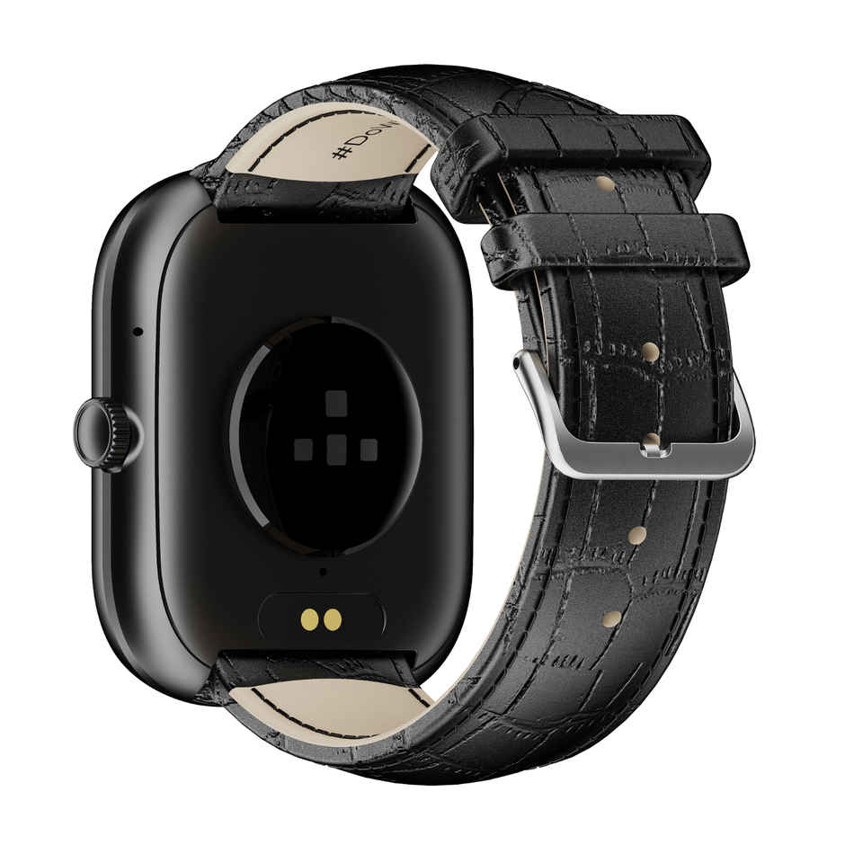 boAt Wave Sigma 3 Smartwatch | 2.01 Inch(5.1 cm) HD Display | BT Calling - Black Leather