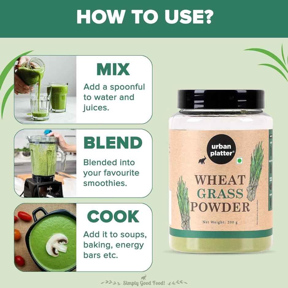 Urban Platter Organic Wheatgrass Powder