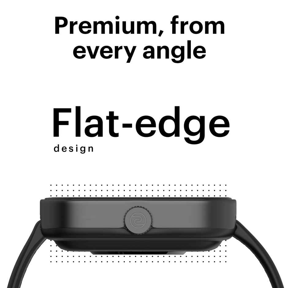 Noise ColorFit Caliber Smartwatch | Metal Black