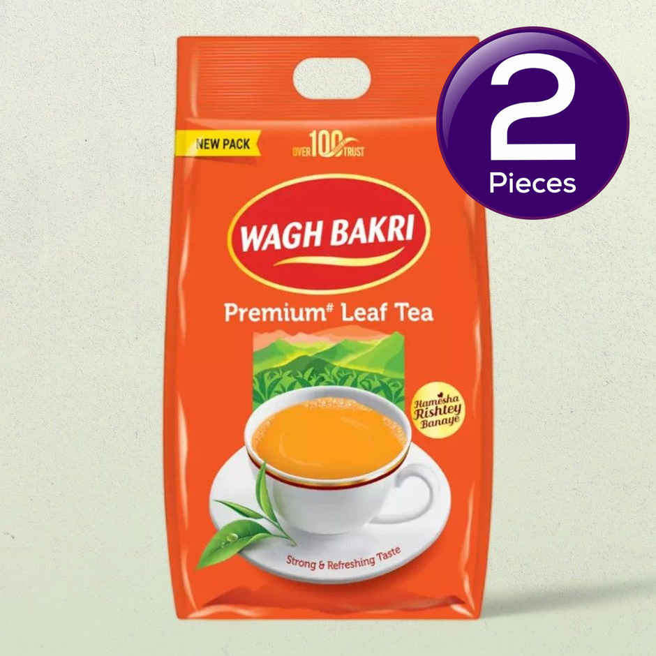Wagh Bakri Premium Leaf Tea Combo