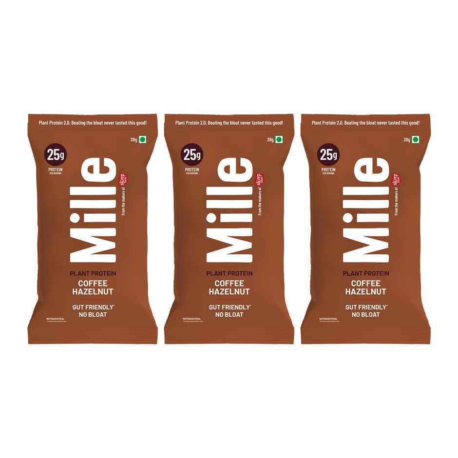 Mille Yeast Protein | Coffee Hazelnut | Single Serve | Pack of 3