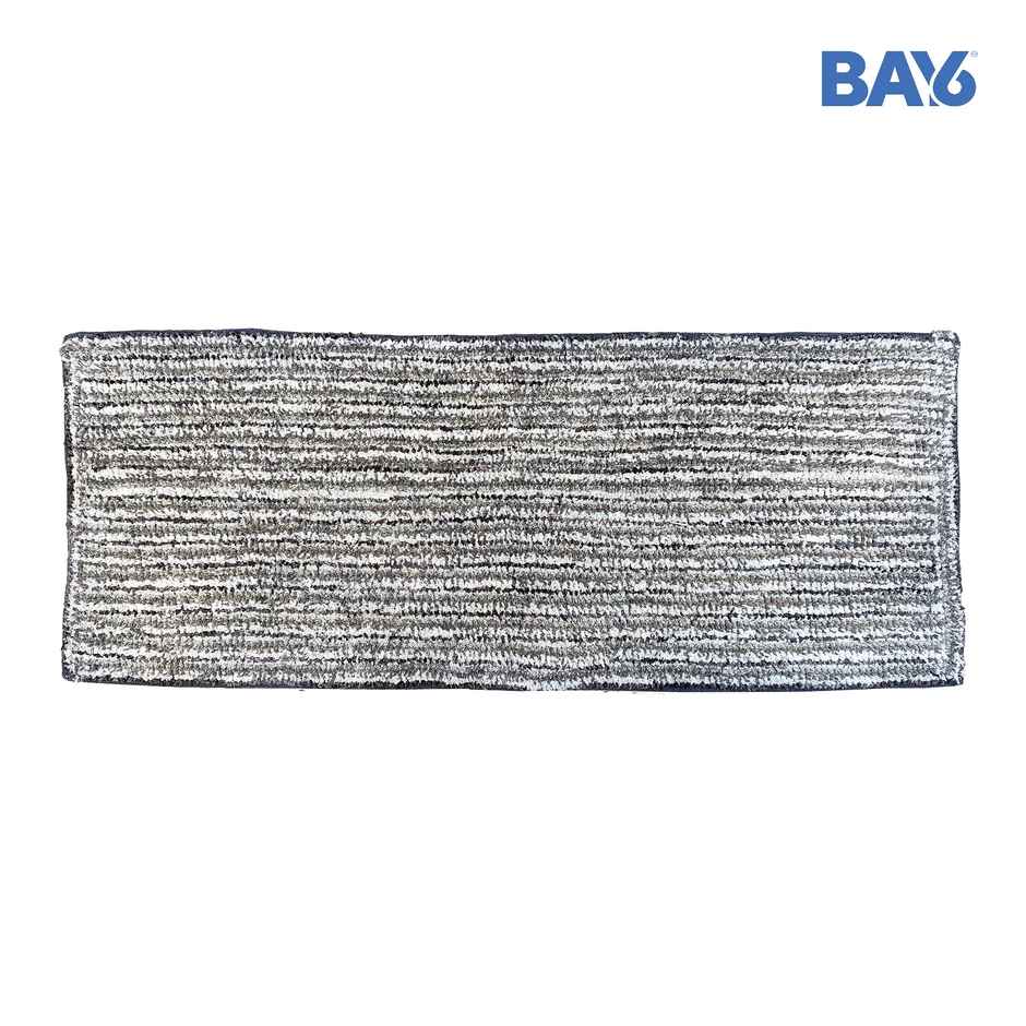 BAY6 Microfibre Sona Floor Runner | Grey | 50 x 125 cm