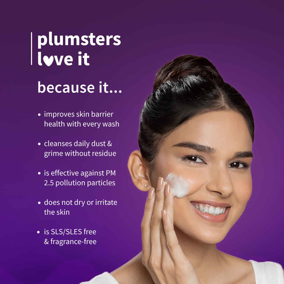 Plum CeraSense Barrier Care Face Wash with Acai & 1% NMF