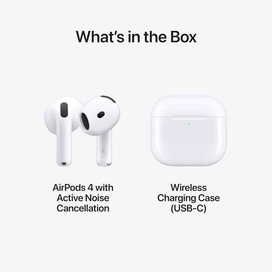  Apple AirPods 4 with Active noise cancellation 