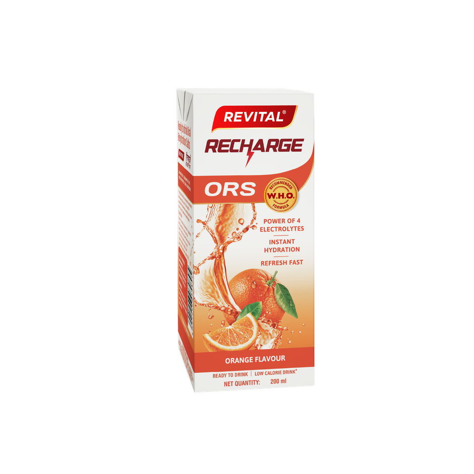 Revital Recharge ORS - Orange Flavour Combo