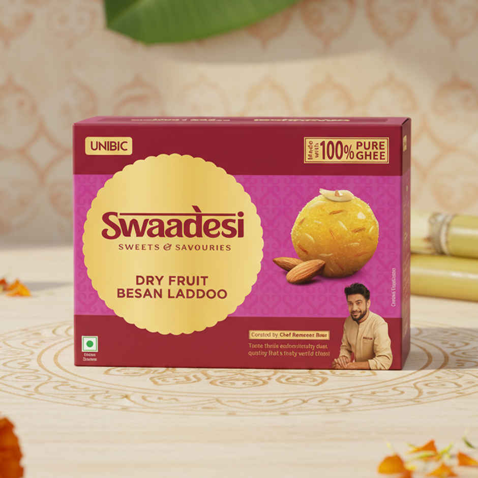 Ghee Dry Fruit Besan Laddoo By UNIBIC Swaadesi