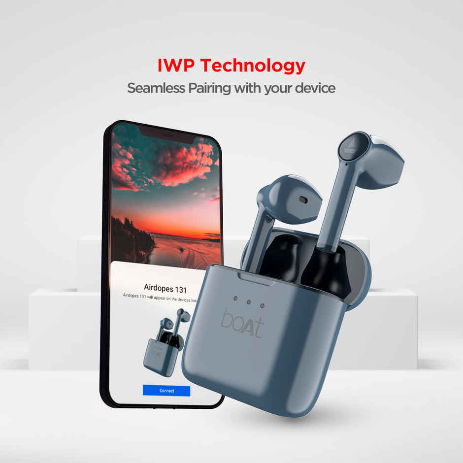 boAt Airdopes 138 TWS Earbuds with  60H Playtime, 13mm Drivers & ASAP Charge, BTv5.1 - Midnight Blue