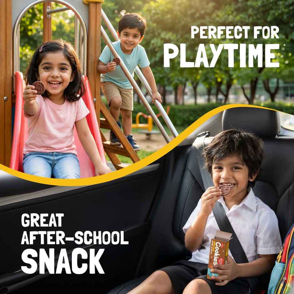 Slurrp Farm No Maida No Palm Oil Choco Ragi Cookies | Yummy Biscuits For Kids