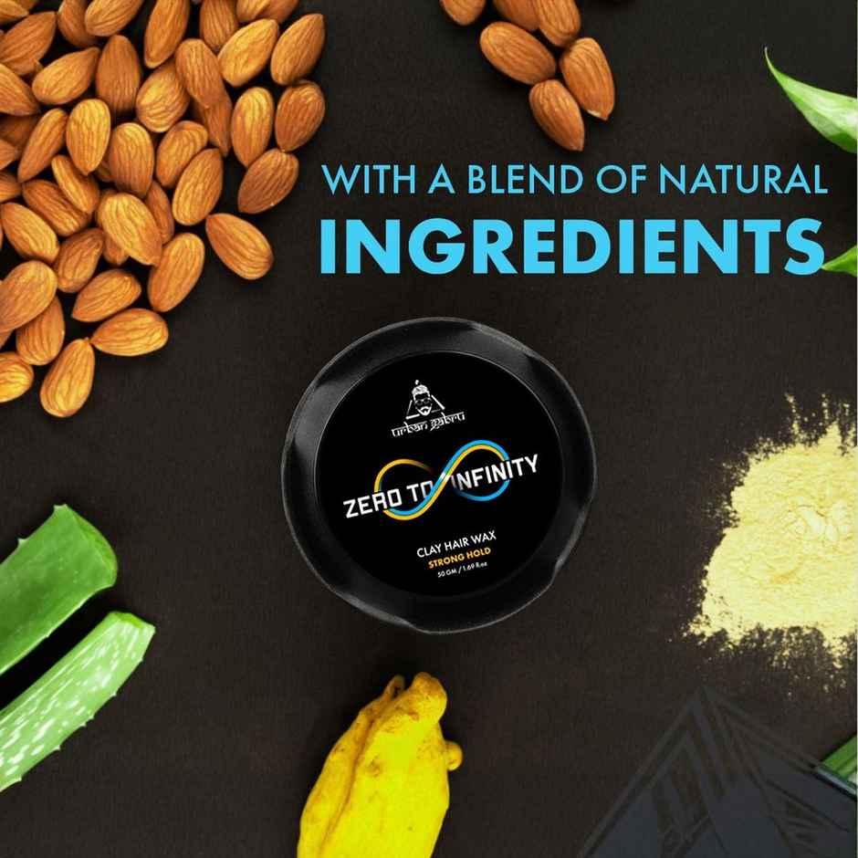 Urbangabru Zero To Infinity Clay Hair Wax | Matte Finish & Strong Hold | Natural Styling