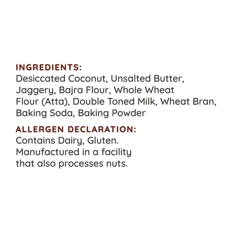 Suchali's Artisan Bakehouse Wheat Bran Coconut Cookies