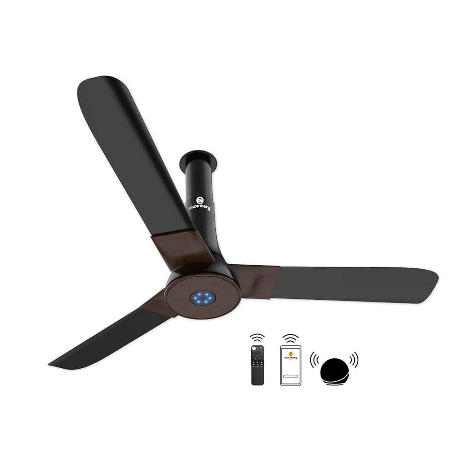 Atomberg Studio Smart+ BLDC Ceiling Fan,1200mm,IoT & Remote Control,BEE 5 star Rated,Earth Brown