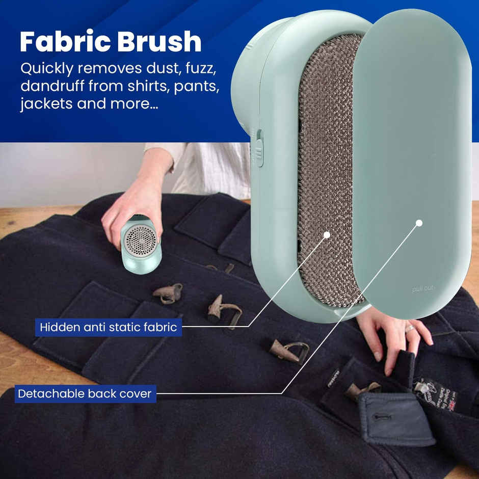 AGARO LR2007 Lint Remover, Fabric Brush, Rechargeable, for Woolen Sweaters, Clothes, Shirts Jackets