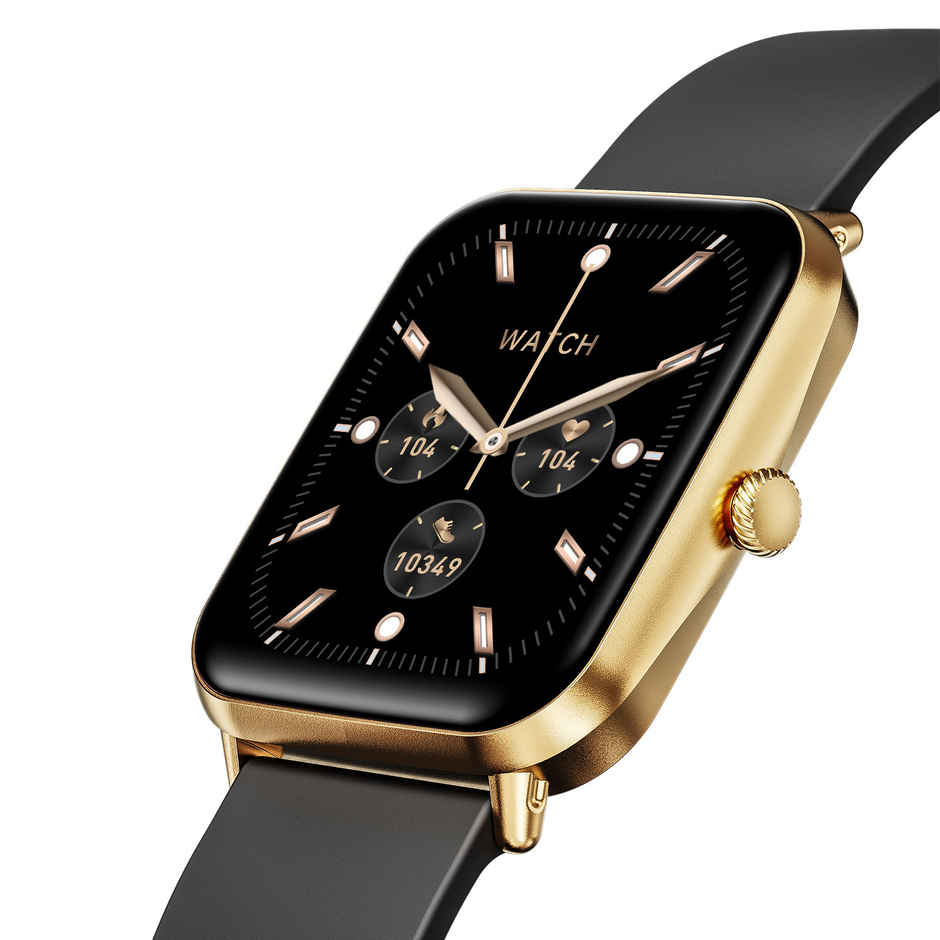 Fire Boltt Nexus 1.83 TFT BT Calling Smart Watch | Gold Black