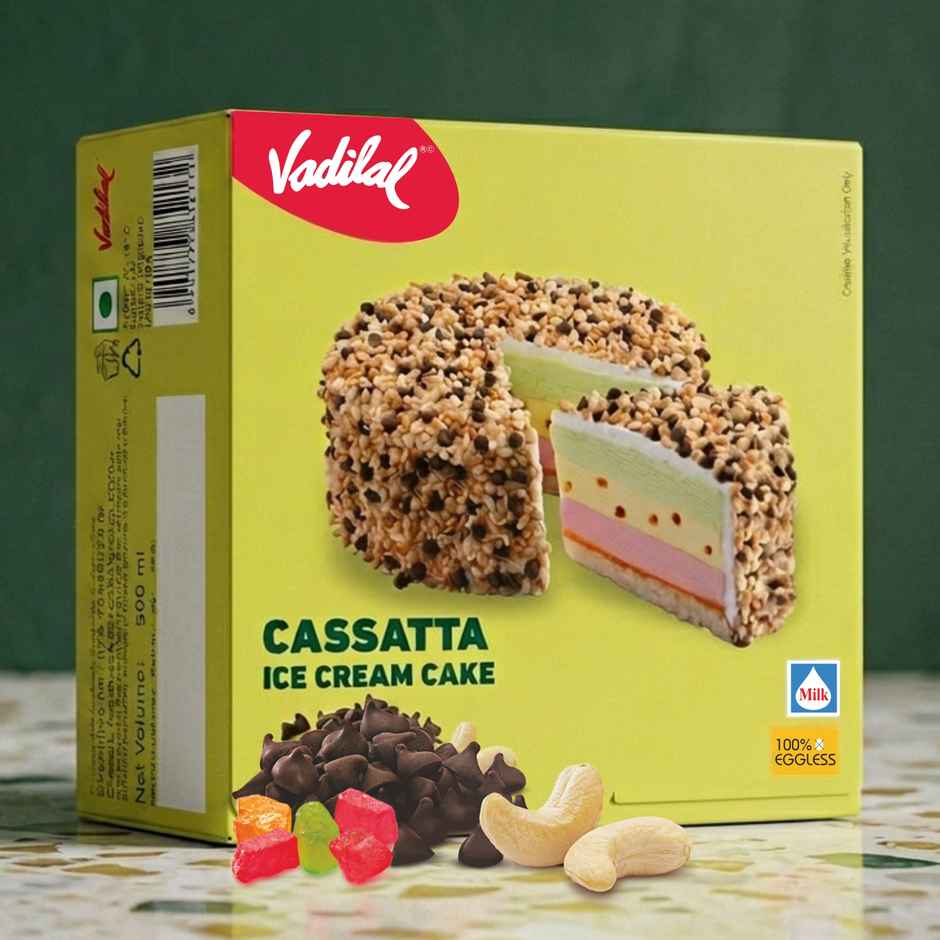 Vadilal Cassatta Ice Cream Cake | Creamy Dessert